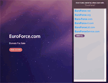 Tablet Screenshot of euroforce.com