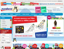 Tablet Screenshot of euroforce.cz